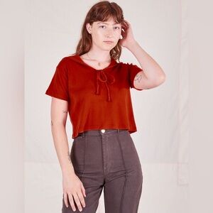 Bid Bud Press Sailor Top in Paprika